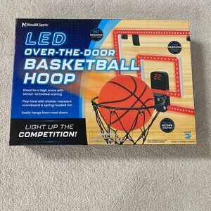 Led Mini Hoop Over The Door Basketball  Hoop NEW